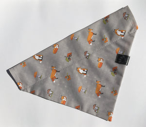 "Hello Mr Fox"  Reversible slide on Bandana