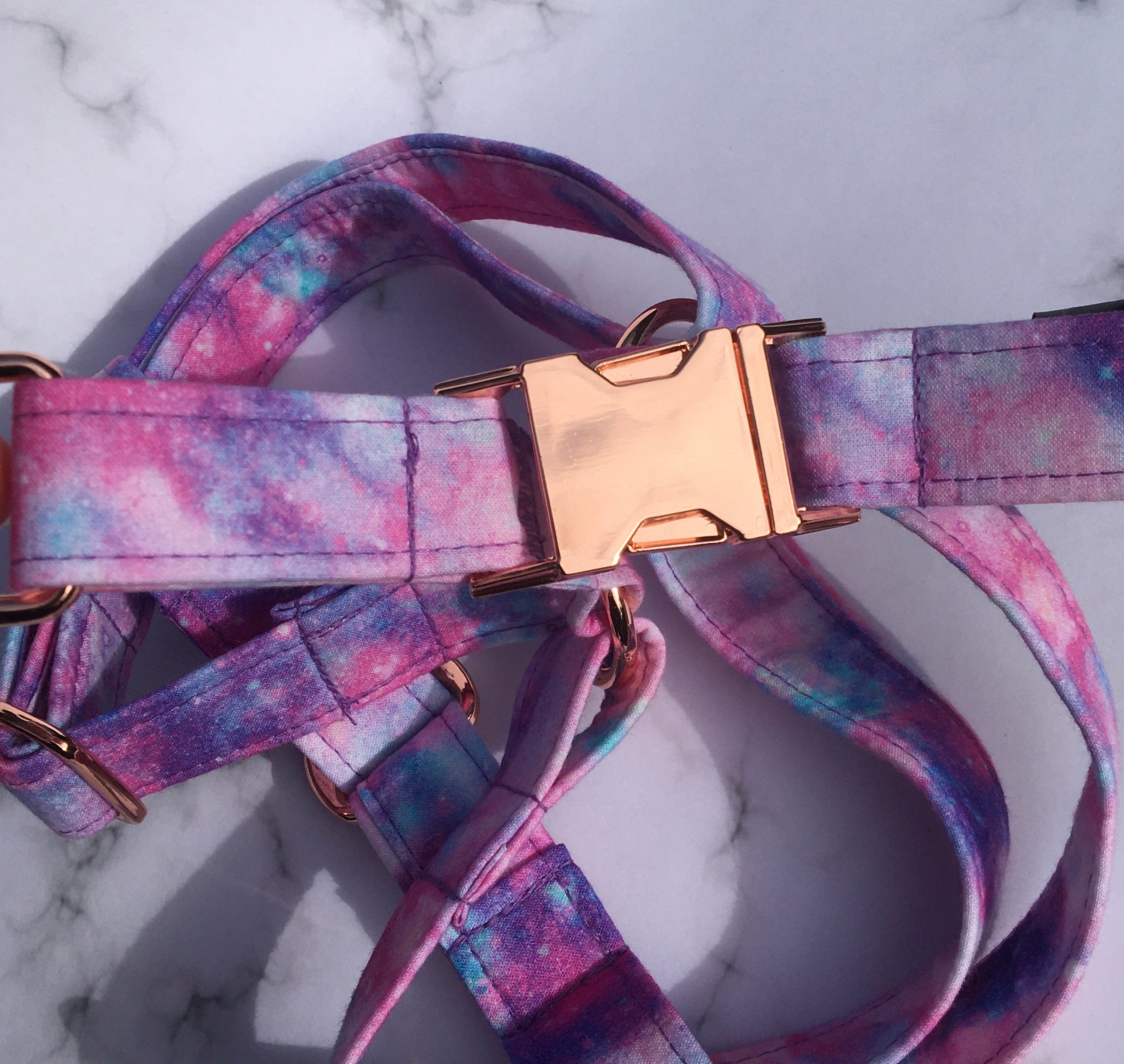 Galactic Print Step in Adjustable Harness